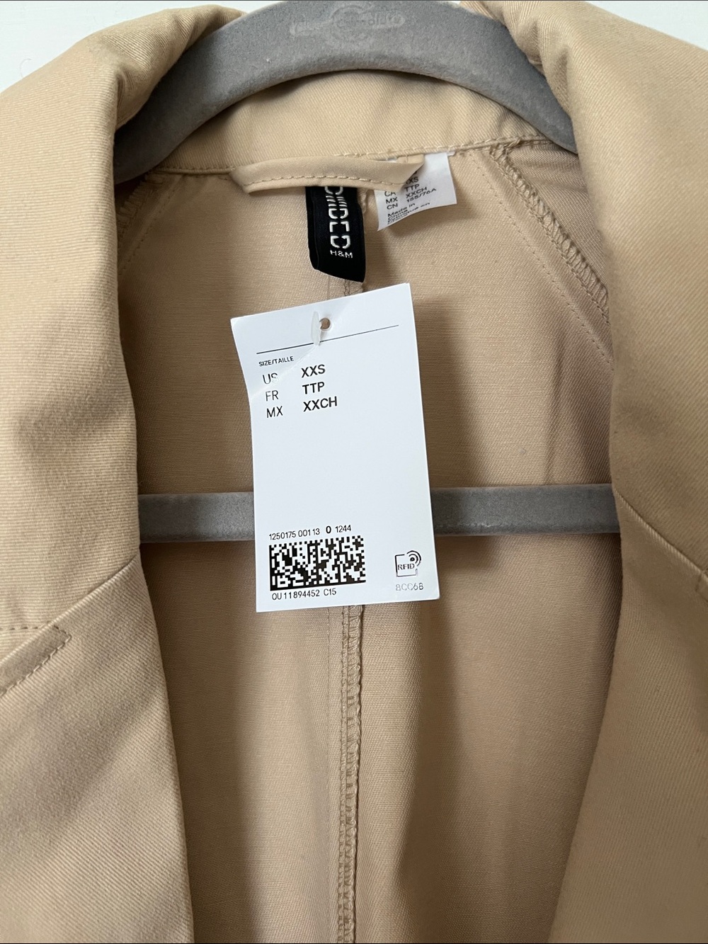 H&M Cropped Trench Jacket - Picture 2 of 7